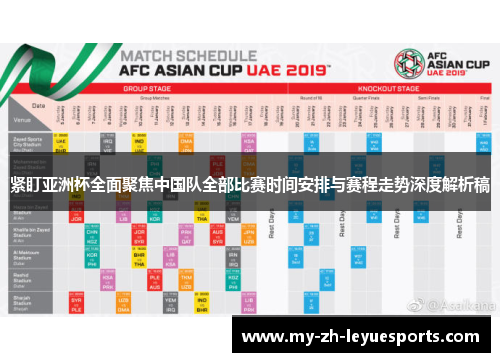 紧盯亚洲杯全面聚焦中国队全部比赛时间安排与赛程走势深度解析稿 紧盯亚洲杯全面聚焦中国队全部比赛时间安排与赛程走势深度解析稿